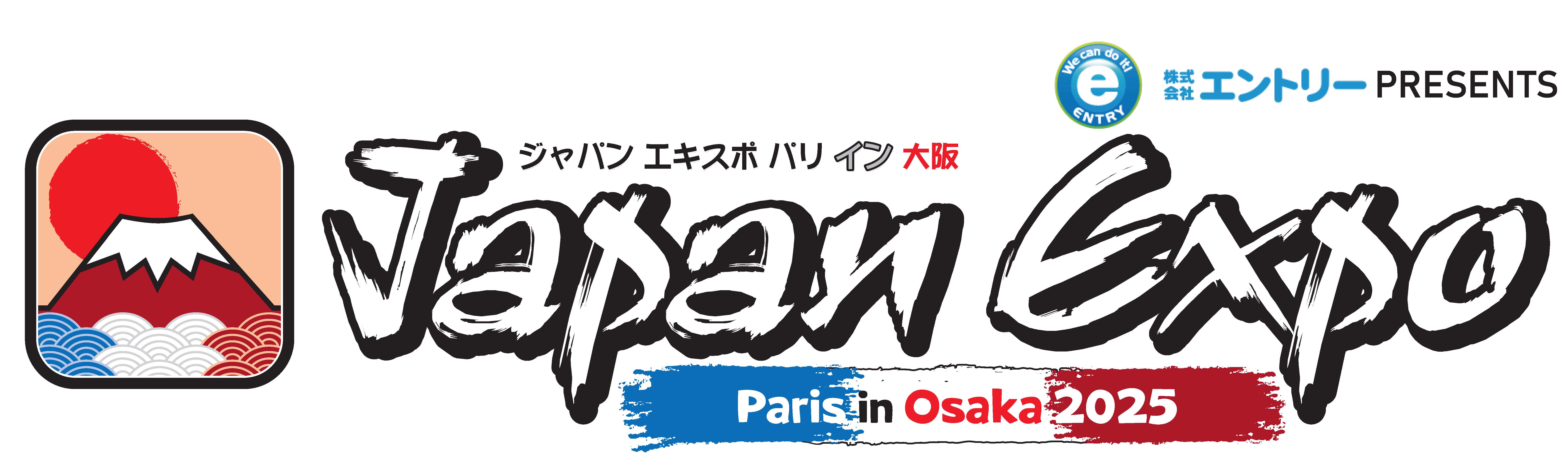 「株式会社エントリーpresents Japan Expo Paris in Osaka 2025」の公式ロゴマーク