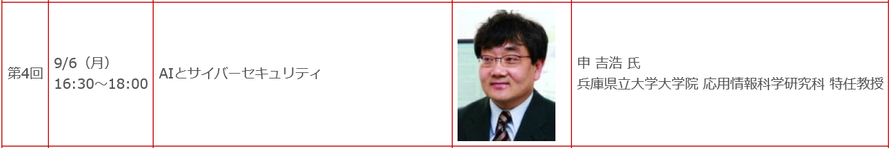 第4回講師