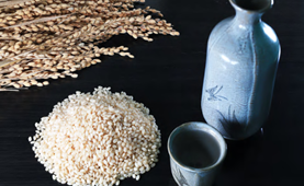 Miki sake rice and other items