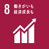 目標8働きがいも経済成長も