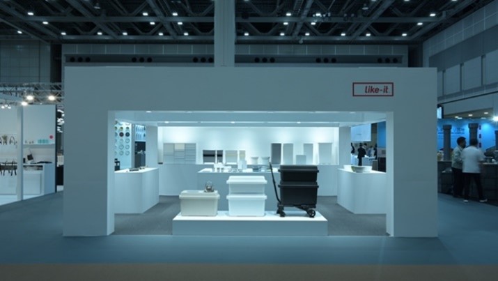 国際展示会におけるブースイメージ