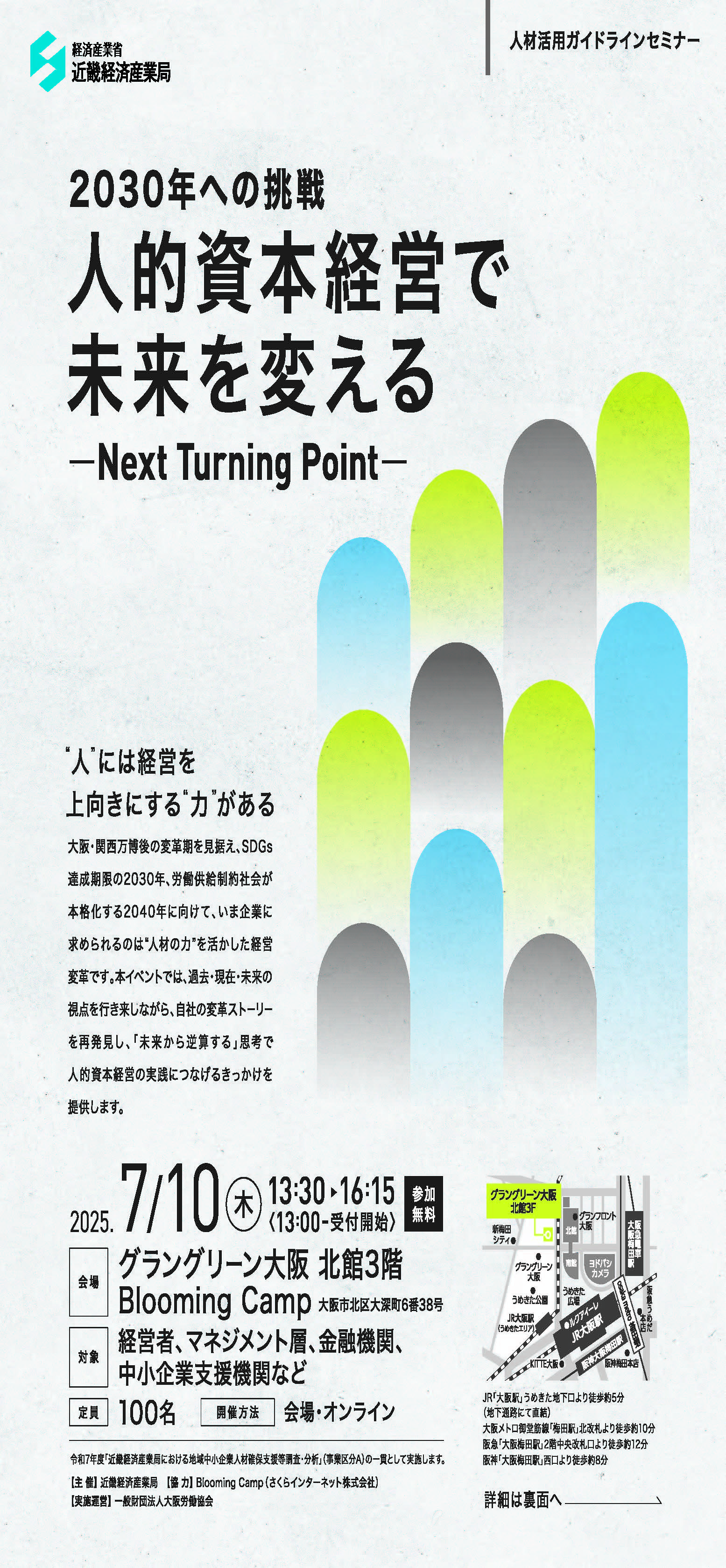 2030年への挑戦　人的資本経営で未来を変える‐Next　Turniｎg　Point‐チラシ1