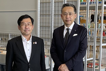 株式会社ジャクエツ訪問との意見交換の様子