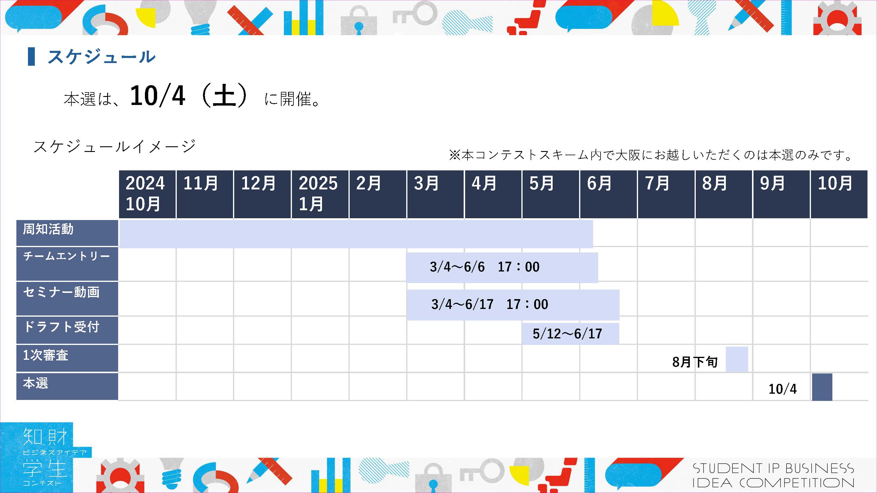 スケジュール