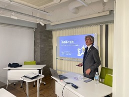 商標権の活用?ネーミング、ブランディングと知財? 講義風景1