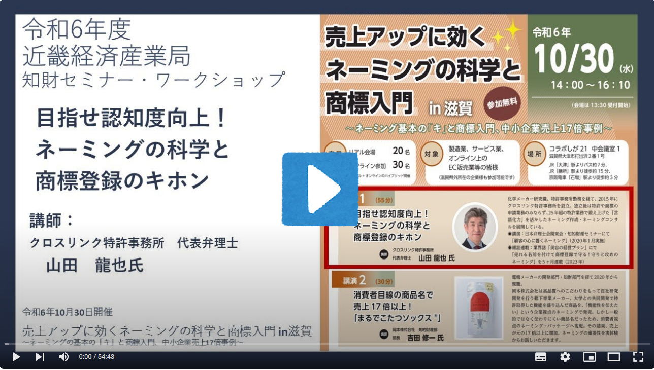 目指せ認知度向上！ネーミングの科学と商標登録のキホン