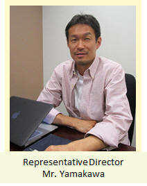 Representative Director Mr.Yamakawa