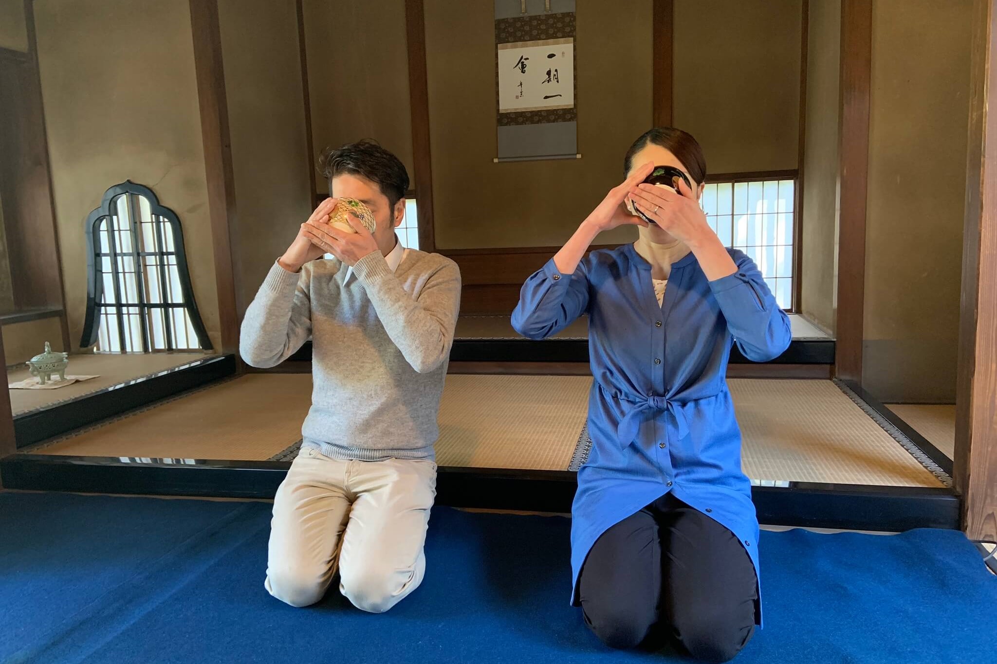 非公開寺社での茶道体験