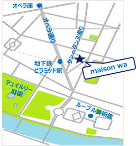 maison wa 周辺地図