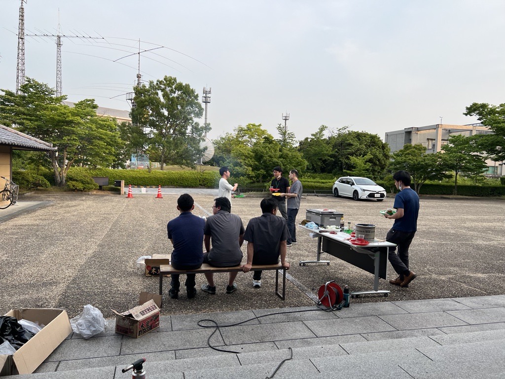 SHIN-JIGENとThinkerの仲間達(合同BBQ時)