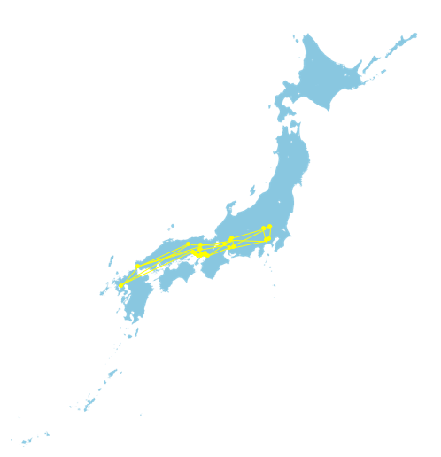 他地域交流会の参加企業マップ
