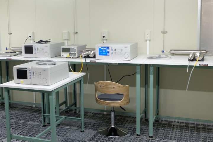 社内に整備した校正室
