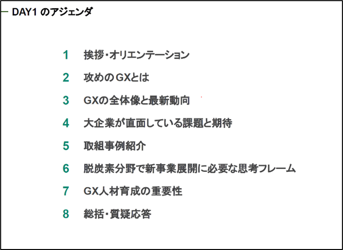 DAY1アジェンダ
