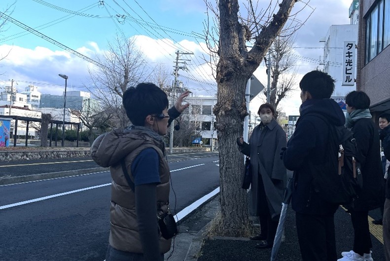 大新エリア見学の様子1