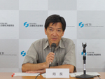 局長定例記者会見を開催しました