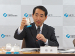 局長定例記者会見を開催しました