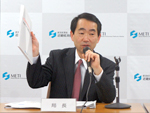 局長定例記者会見を開催しました