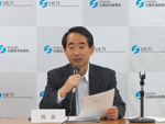 局長定例記者会見を開催しました