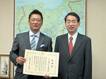 近畿経済産業局施策功労者感謝状の贈呈 （一般社団法人関西ニュービジネス協議会）