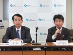局長定例記者会見を開催しました