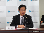 局長定例記者会見を開催しました