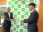 「次世代エネルギーパーク計画」認定書を有田川町（和歌山県）に交付しました。