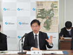 局長定例記者会見を開催しました